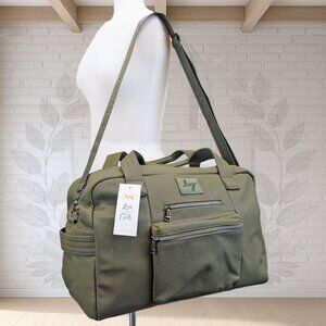 NEW ❤️ Lug Charger in Olive Matte Luxe VL Weekender Duffel Unisex Army Green